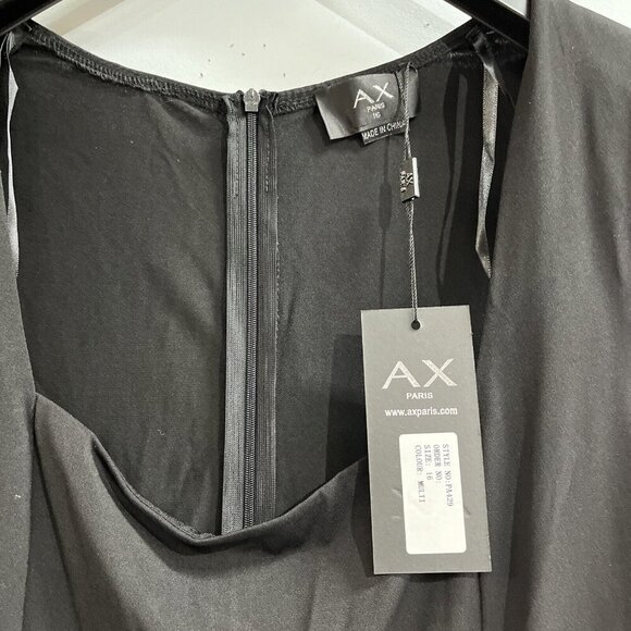 AX‎ Paris Curve 2 In 1Jumpsuit Womens 16 Black Leopard Wide Leg Party Cocktail - Picture 5 of 10